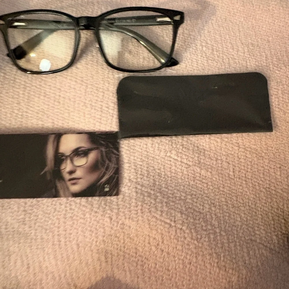 Reliable Screen Glasses by - Black with Orange Accents